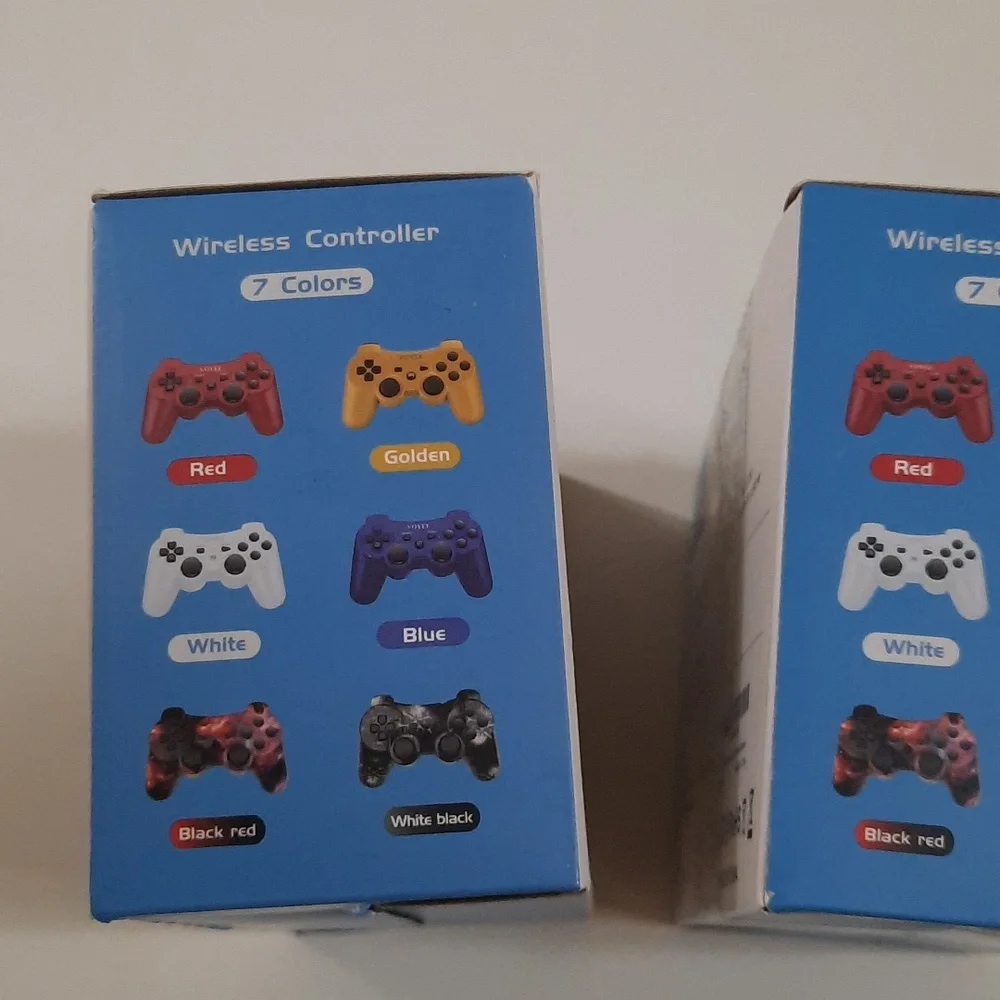Pack Of 2 - Playstation 3 PS3 Wireless Controller Upgraded Joystick